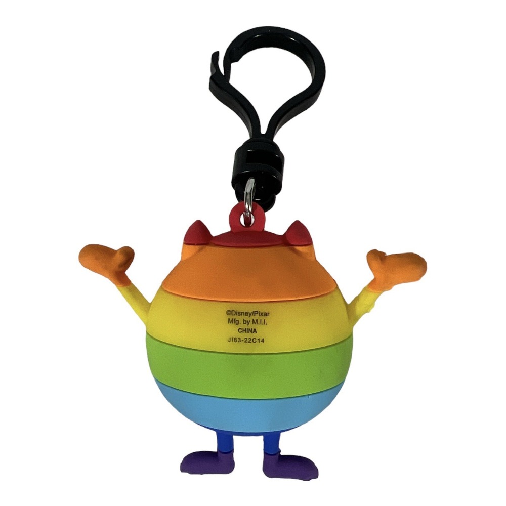 Mike Monsters Inc - Disney Pride Rainbow Series 39 Figural Bag Clip/Keychain - Picture 2 of 2